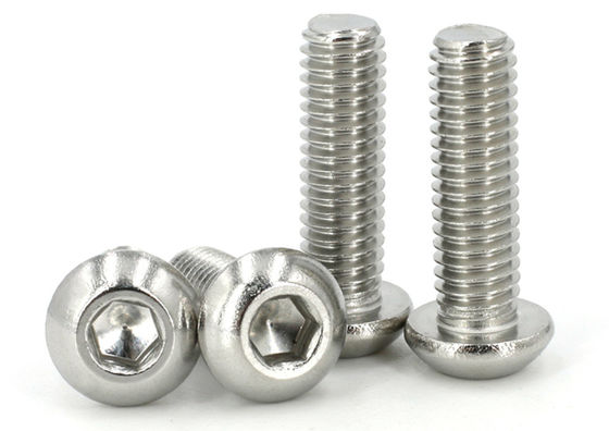 Stainless Steel Machine Screws 304 ISO 7380 Hexagon Socket Button Head Screws