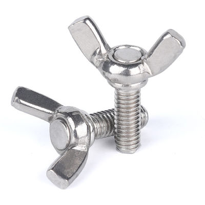 Stainless steel Thumb Screw custom bolts nuts screws Machine Wing Butterfly  bolts