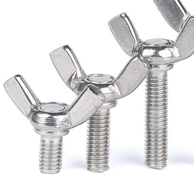 Stainless steel Thumb Screw custom bolts nuts screws Machine Wing Butterfly  bolts