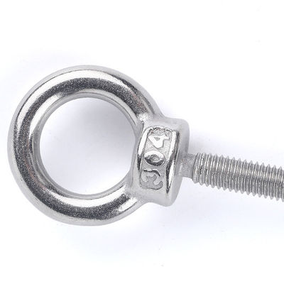 M4-M72 SS304 Stainless Steel Eye Bolt Drop Forged Din 580 Lifting Eye Bolt