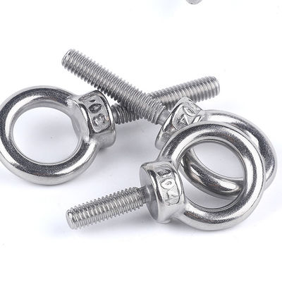 M4-M72 SS304 Stainless Steel Eye Bolt Drop Forged Din 580 Lifting Eye Bolt