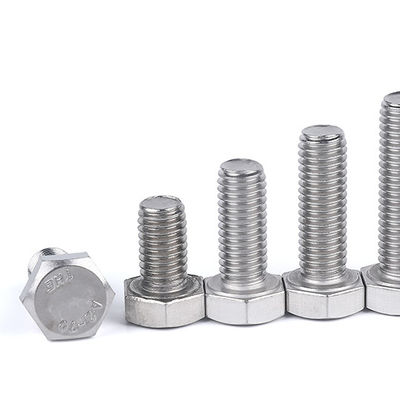 Structural Unc Thread Din933 304 Stainless Steel Bolts