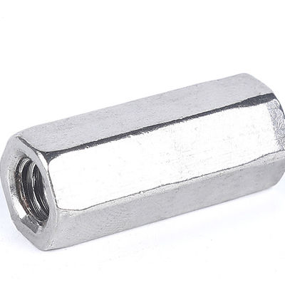 SS304 SS316 Bright Rod Reducing Long Coupling Nuts And Washers