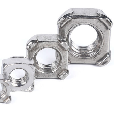 SS304 SS316 A2-70 A4-80 M8 M10 M12 Square Weld Nuts And Washers