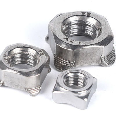 SS304 SS316 A2-70 A4-80 M8 M10 M12 Square Weld Nuts And Washers