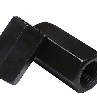 Black Fastener Long Round M6-M70 Hex Coupling Nuts And Washers