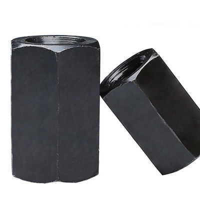 Black Fastener Long Round M6-M70 Hex Coupling Nuts And Washers