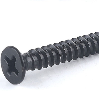 Grade 2 5 8 Plain HDG Black Self Tapping Screw / Carbon Steel Screws