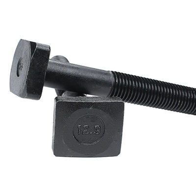 Class4.8 Grade 2 Black Hammer Head  T Bolt metric Threaded
