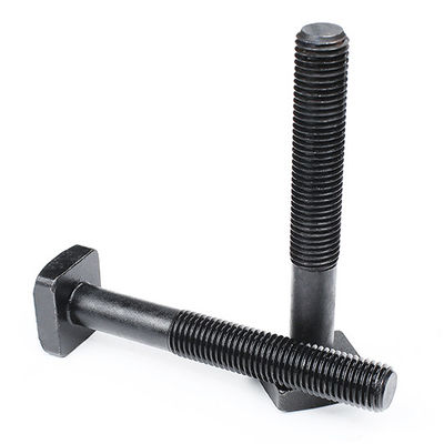 Class4.8 Grade 2 Black Hammer Head  T Bolt metric Threaded
