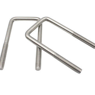 Anti Rust A2-70 A4-80 316 Stainless Steel Square U Bolts Bright  Finish