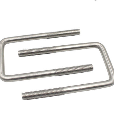 Anti Rust A2-70 A4-80 316 Stainless Steel Square U Bolts Bright  Finish