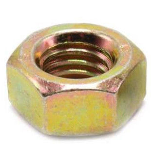 Class 4 6 8  Zinc Yellow Plated Din934 Hex Nut / M6 Hexagon Nut