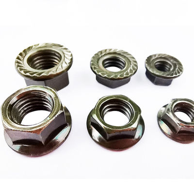 Class 6.8 8.8 Zinc Plated HDG Dacromet Hex Head Flange Nut