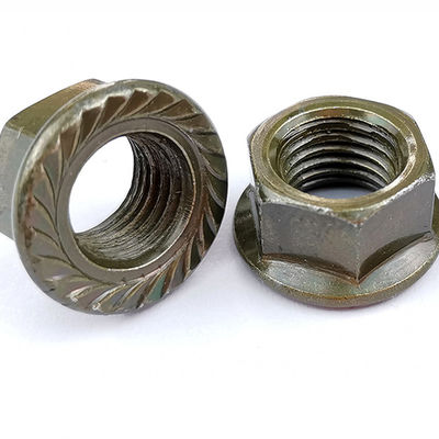 Class 6.8 8.8 Zinc Plated HDG Dacromet Hex Head Flange Nut