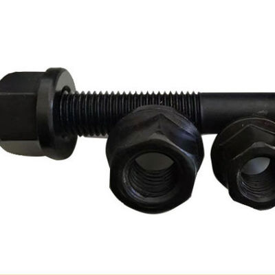 Class4.8 6.8 8.8  Black Finish Hex Head Nuts And Washers