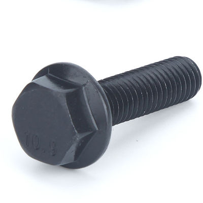 JIS IFI Standard Grade 2 5 8 Black Steel Bolts Flanged Hex Head Bolt