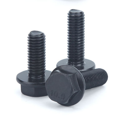 JIS IFI Standard Grade 2 5 8 Black Steel Bolts Flanged Hex Head Bolt