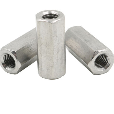 Class4.8  ZYP HDG Long Round Hex Coupling Nuts And Washers