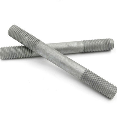 DIN931 DIN933 Hot Dip Galvanized Bolts / Fully Threaded Stud Bolt