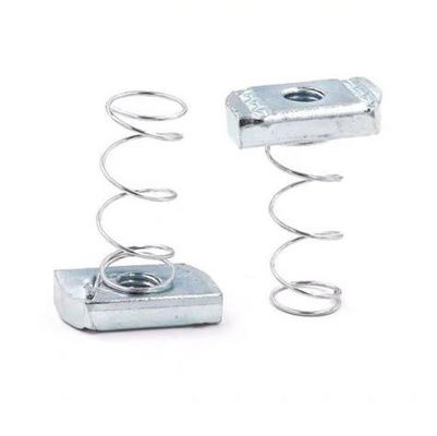Class4.8 Carbon Steel Nuts And Washers Gavalnized M10 Spring Nuts