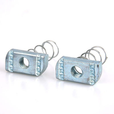 Class4.8 Carbon Steel Nuts And Washers Gavalnized M10 Spring Nuts