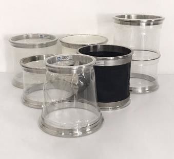 Standard size  PU 150mm length  Industrial Flexible Connectors