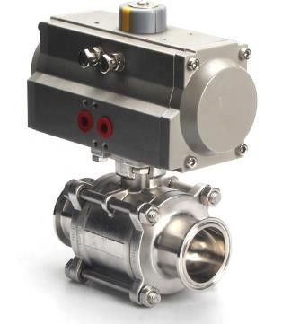 SS316L PN6~PN16 Stainless Steel Sanitary Valves Intelligent Control
