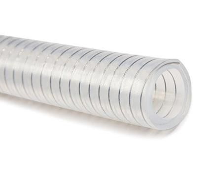 Heat Resistant  6m/Roll OD112mm Transparent Silicone Tubing 4 Inch Food Grade Pipe