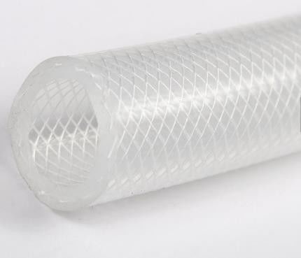 4.8mm~32mm Thickness Food Safe Silicone Tubing Aramid Fabric Reinforced