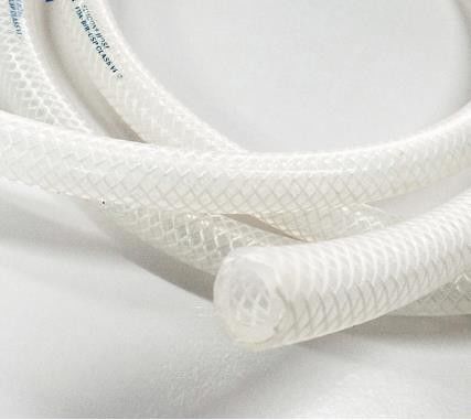 Clear 1/8 Id OD9mm 50m/Roll Food Safe Silicone Tubing Flexible Braided Hose