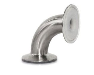 50.5mm 90 Degree Elbow Fittings / 3A Ptfe Lined Elbow With Tri Clamp