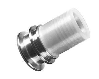 Sanitary 395mm PTFE Lined Pipe Fittings 12 Inch Tri Clamp For Pharmacy