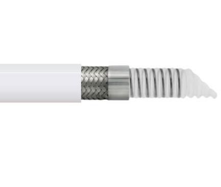 0.75~1.05mm thick Silicone Cover convoluted  hose / ptfe lined hose