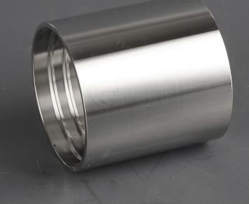 SS304 1-1/4" Hose Crimp Ferrules Sanitary Stainless Steel Fittings