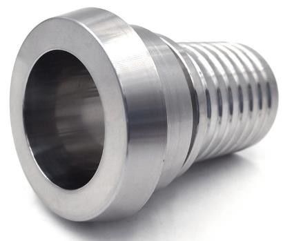 0.10Kg 19mm Sanitary Hose Fittings DIN SS316L 3/4 Hose Union Without Nut