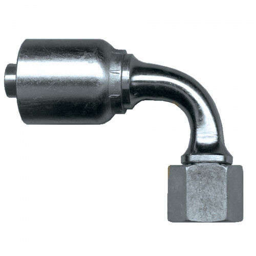 ISO8434 Standard Steel Hose Fittings 90 Degree Female Orfs Adapter