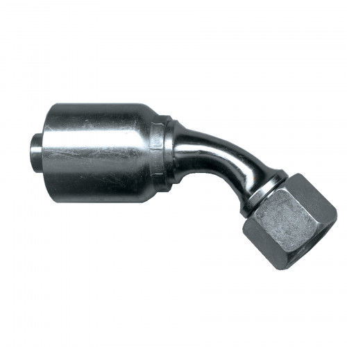 TS16949  Approved Steel Hose Fittings 45 Degree Female Orfs Coupling