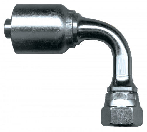 Cr3 Plating 1/4 Inch Hose Fittings 90degree Long Female Sae Elbow