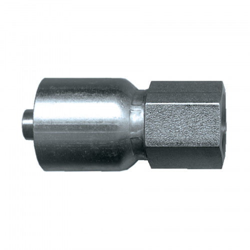 Cr3 Plating SAE 100R1 Steel Hose Fittings Female Pipe Coupling
