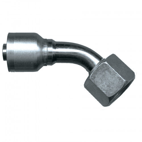 SAEJ514 Standard Steel Hose Fittings 45degree Female Orfs Connectors