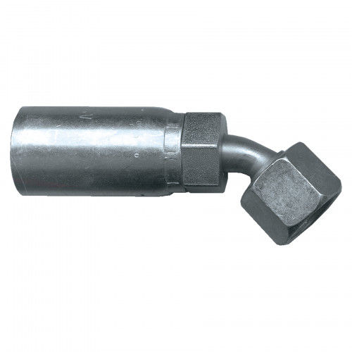 TS16949 Certificate Hydraulic Hose Fittings 45degree Female Orfs Coupling