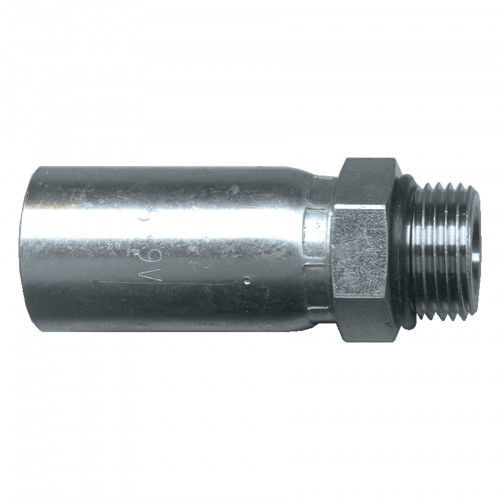 R16 Hydraulic Hose Fittings Male O Ring Boss Coupling Male Swivel NPTF