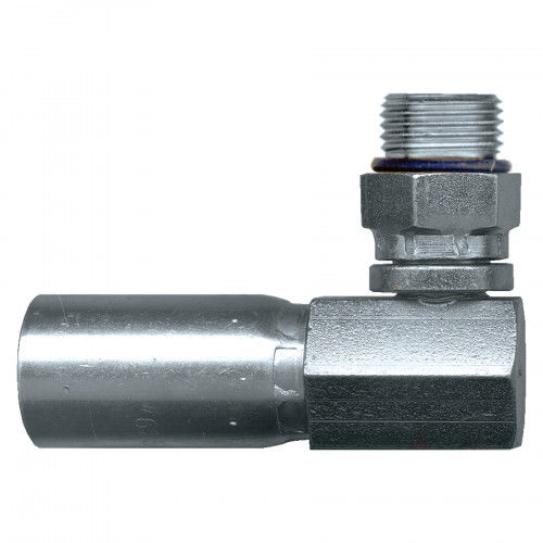 Cr3 Plating Hydraulic 90 Degree Fittings MALE O Ring Flange Hydraulic Fittings