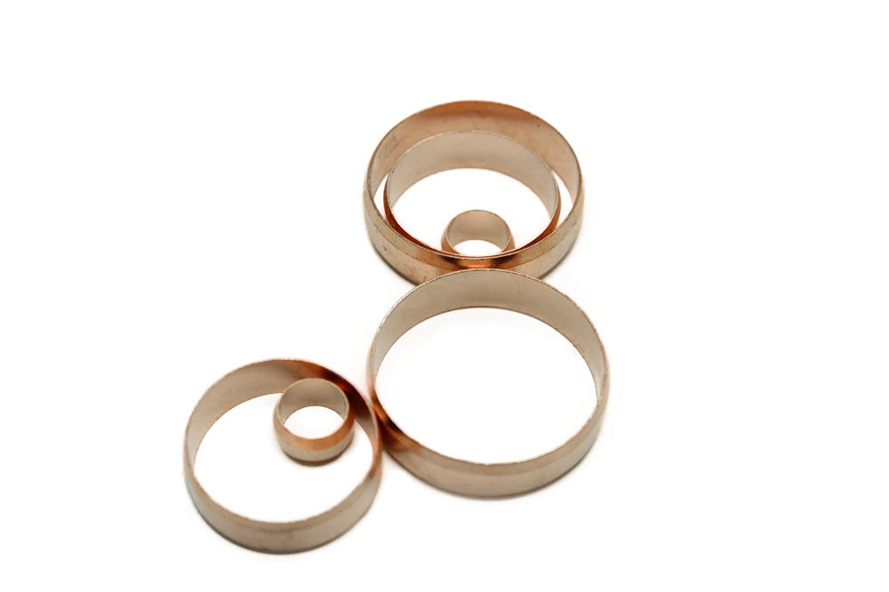 CNC lathe brass FerruleBushing fitting hydraulic ferrule fitting