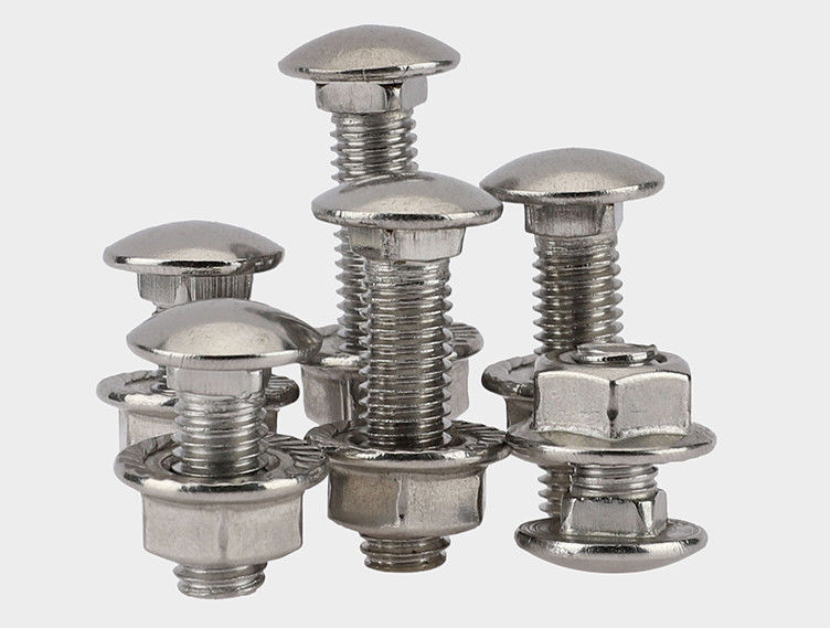Stainless Steel Mushroom Round Head Square Neck Bolts DIN 603 Carriage Bolt