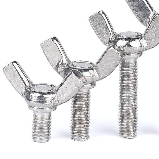 Stainless steel Thumb Screw custom bolts nuts screws Machine Wing Butterfly  bolts
