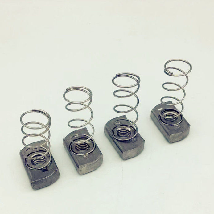 SS304 SS316 M10 M12 M14 HDG Spring Channel Nuts And Washers